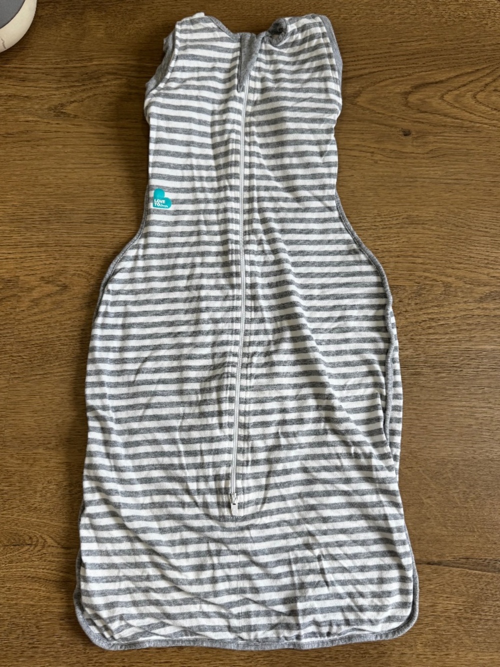 Love To Dream Swaddle UP Large Gray Stripe 0.5 TOG Sleep Sack